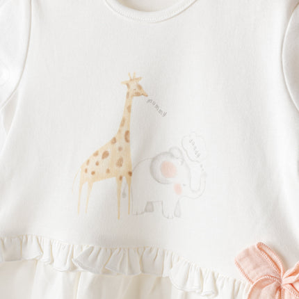 Salmon Love Family Giraffe Outfit Set