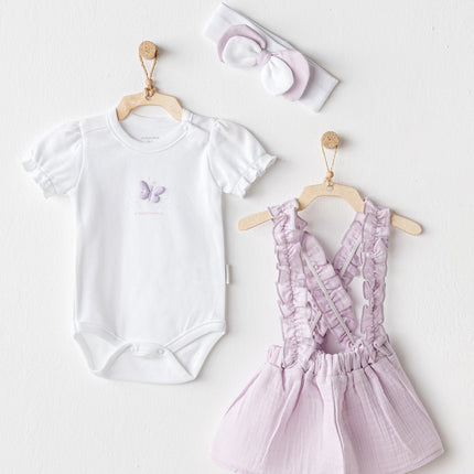 Lilac Magical Butterfly 3 PCS Set