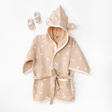 Beige Island Smile Bathrobe