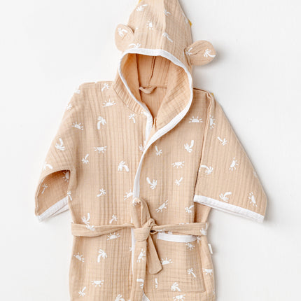 Beige Island Smile Bathrobe