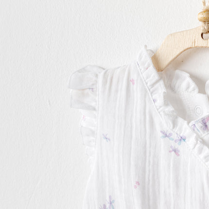 Lilac Magical Butterfly Dress Bloomers Set
