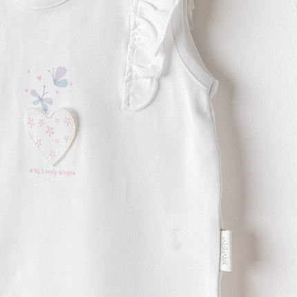 Lilac Butterfly Shorts Set