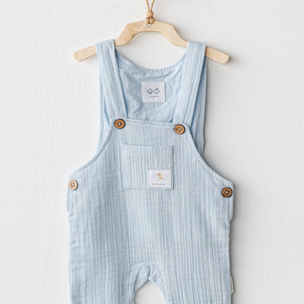 Blue Ocean Muslin Jumpsuit Set