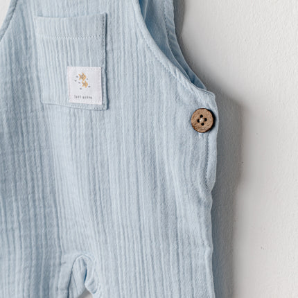 Blue Ocean Muslin Jumpsuit Set