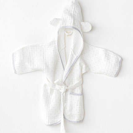 White Wawa Boys Bathrobe