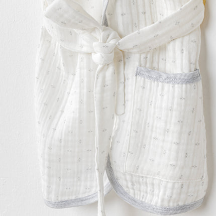 White Wawa Boys Bathrobe