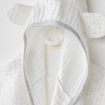 White Wawa Boys Bathrobe