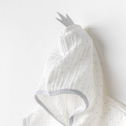 White Wawa Boys Bathrobe