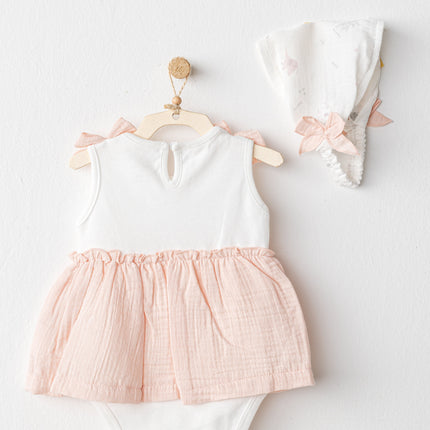 Salmon Family Love Dress Band Set