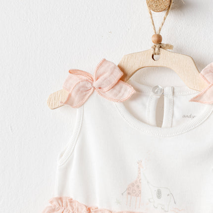 Salmon Family Love Dress Band Set