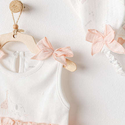 Salmon Family Love Dress Band Set
