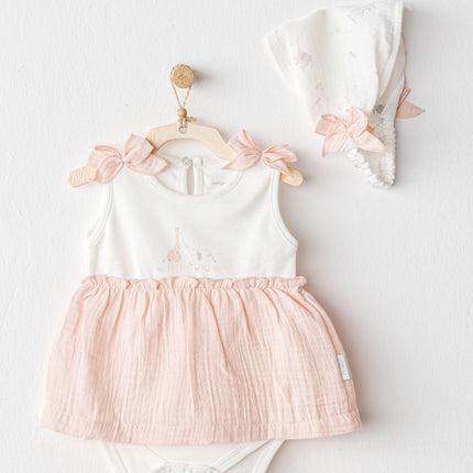 Salmon Family Love Dress Band Set