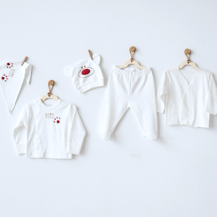 Ecru Bear Hugs 5 PC Homecoming Set