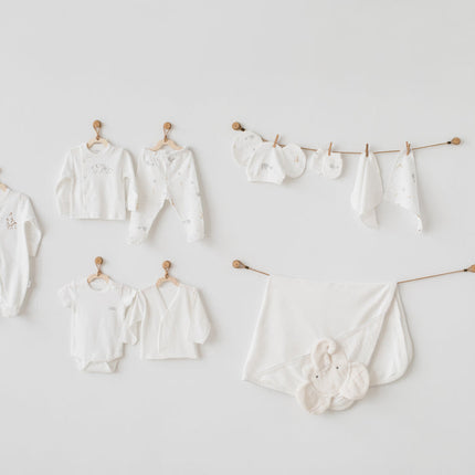 ECRU White Baby Coming Home 10 PCS Set