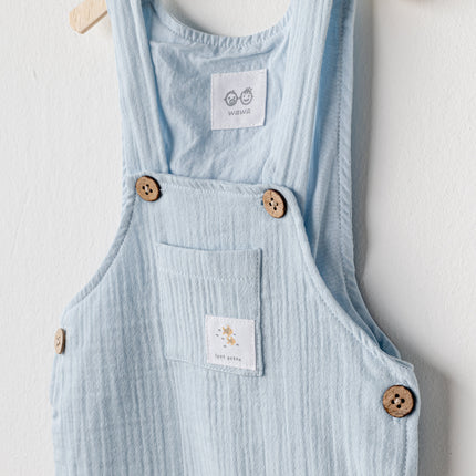 Blue Ocean Muslin Jumpsuit Set