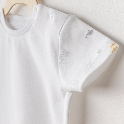 Blue Ocean Muslin Jumpsuit Set