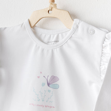 Lilac Magical Butterfly Pants Set