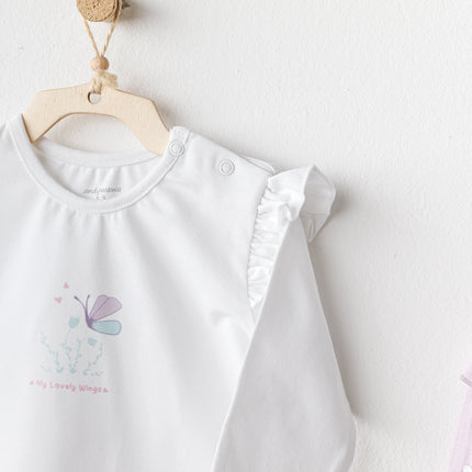 Lilac Magical Butterfly Pants Set