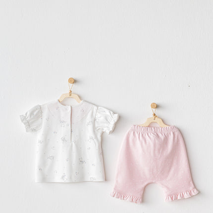 Pink Shorts Cuddly Bunny Bear Outfit