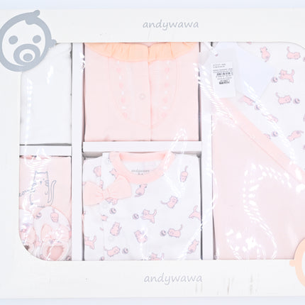 Blush and Cream 10pcs Newborn Cat Set