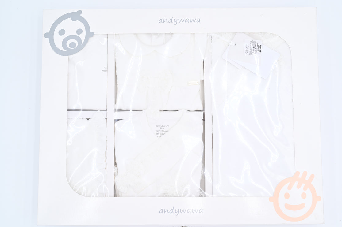 Andy Wawa-AC21181--ECRU-Baby Coming Home 10 PCS NEWBORN SET SOMETHING SPECIAL