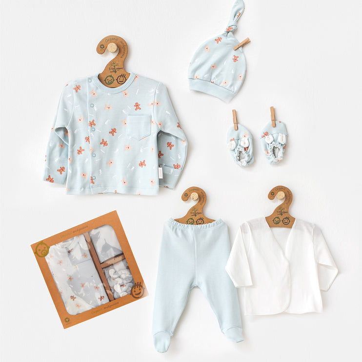 Andy Wawa-AC21300-5 PCS NEWBORN SET NATURA WAWA BABY