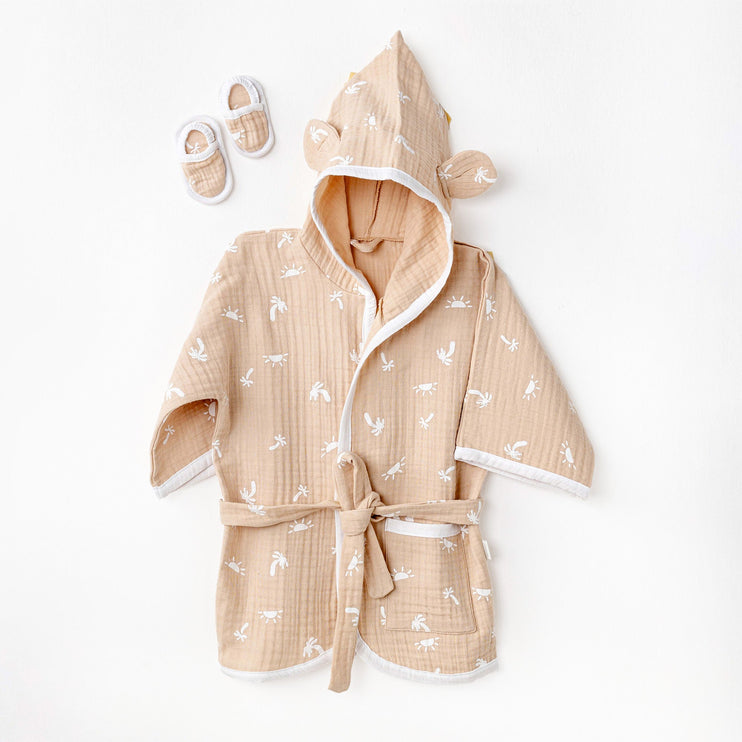 Beige Island Smile Bathrobe