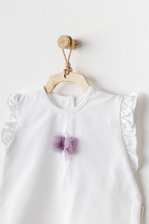 Lilac Magical Butterfly Skirt Set