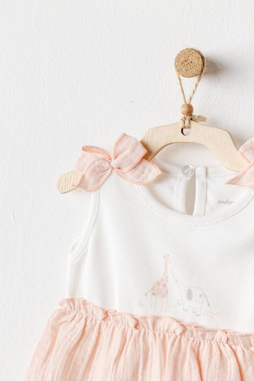 Salmon Family Love Dress Band Set