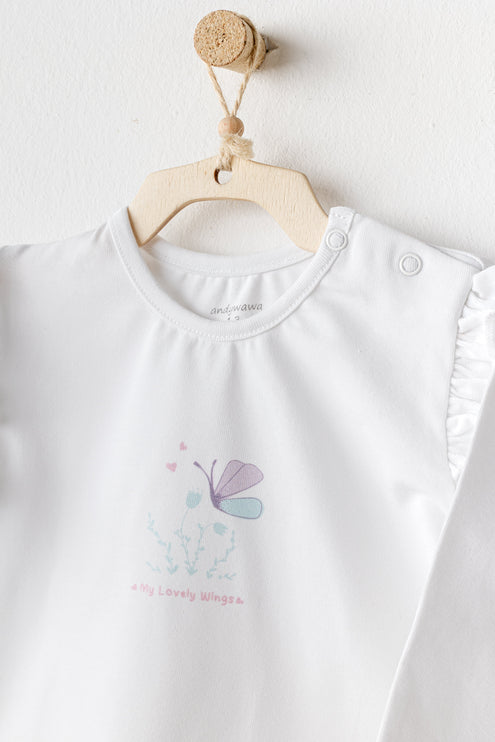 Lilac Magical Butterfly Pants Set