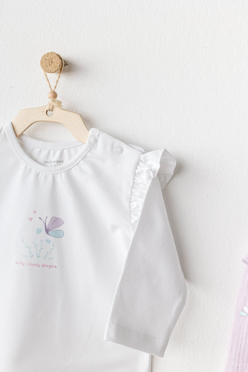 Lilac Magical Butterfly Pants Set