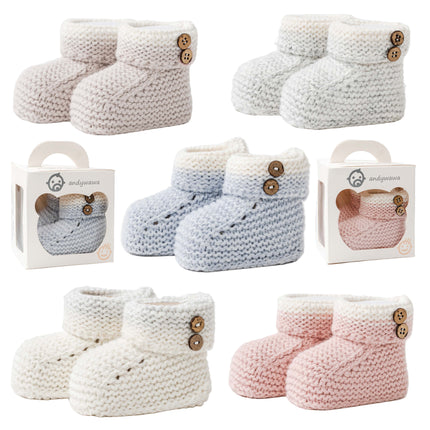 Kids Atelier Andy Wawa Andywawa-AC25370-COLORFUL-Baby KNIT BOOTIES