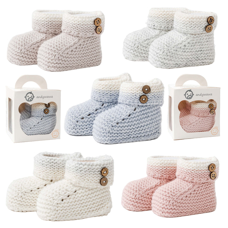 Kids Atelier Andy Wawa Andywawa-AC25370-COLORFUL-Baby KNIT BOOTIES