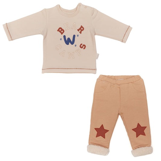 Beige Bear Star Outfit